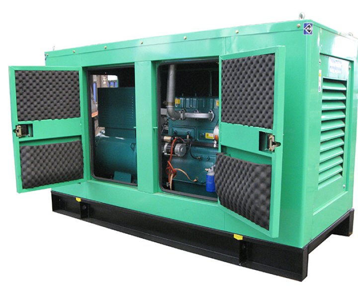 Silent Weichai diesel engine power generator set with soundproof canopy