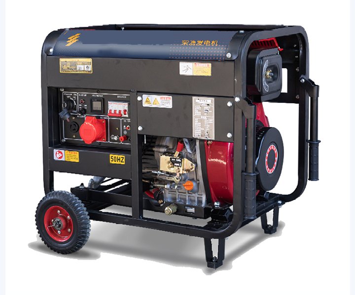 open type 5kw air cooled portable diesel generator