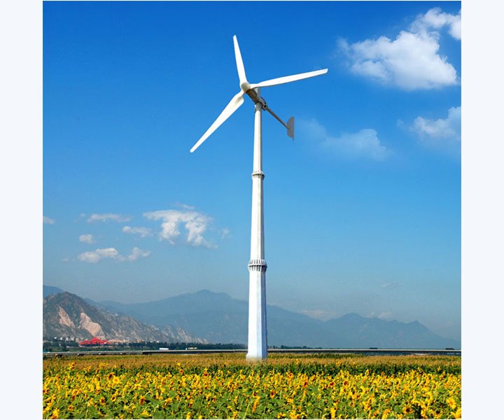 OWELL 5kw horizontal axis permanent magnet generator wind turbine