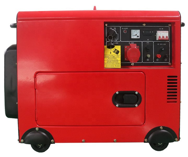 OWELL silent portable air cooled 5kw standby diesel generator