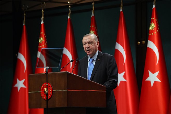 President of Turkey Erdogan says Europe is suffering the consequences