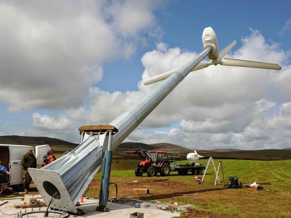 wind turbine installation